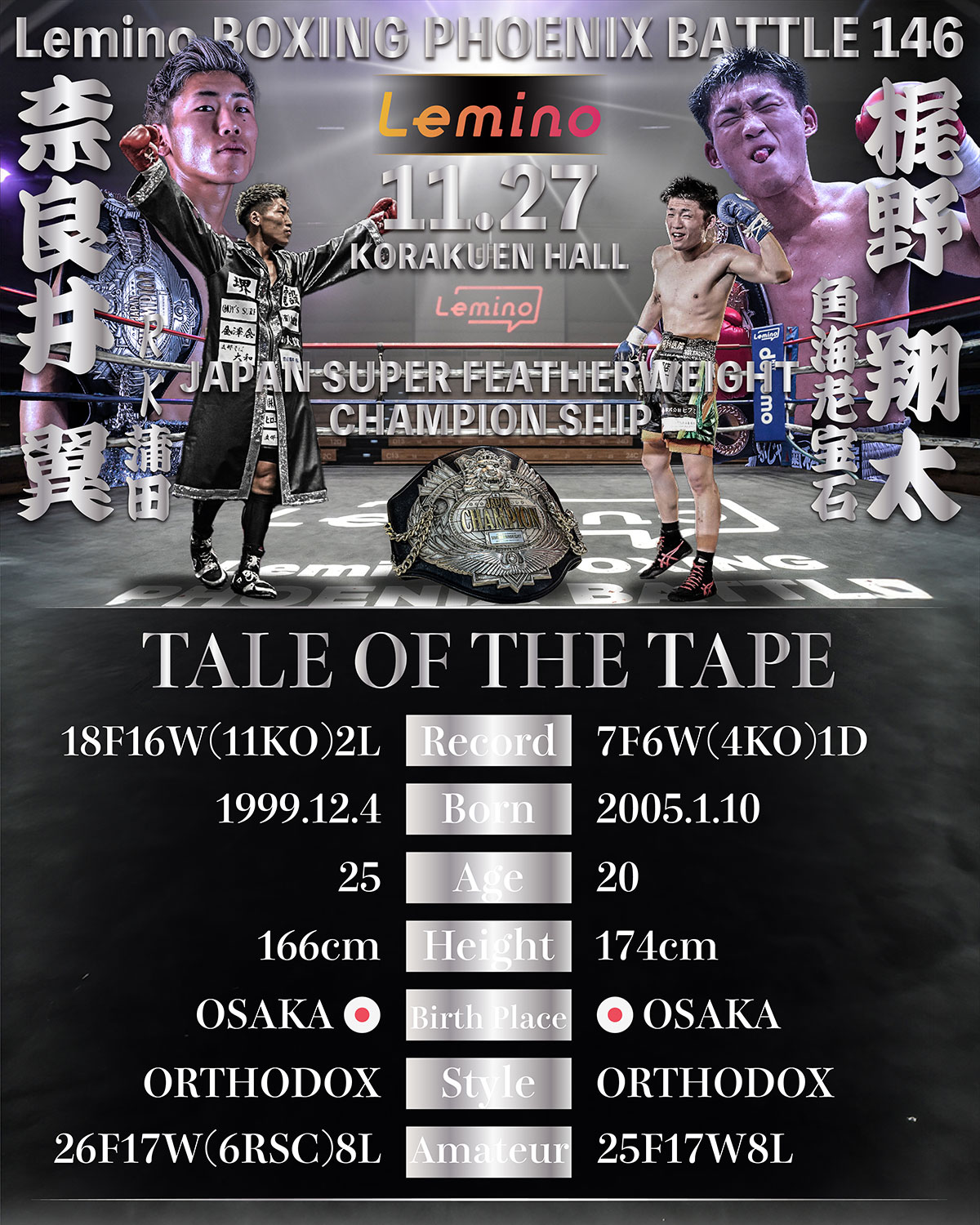 あと3日！『Lemino BOXING PHOENIX BATLLE 146』のパンフレット完成